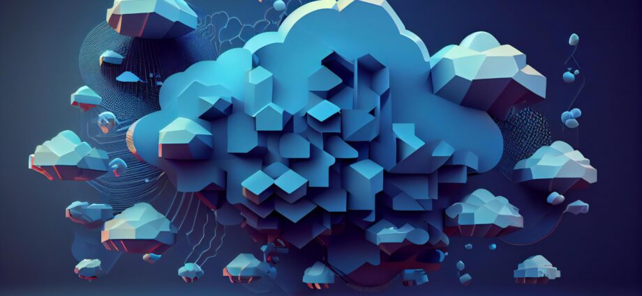 Multiple clouds crowded together represent a holistic approach to cloud computing.